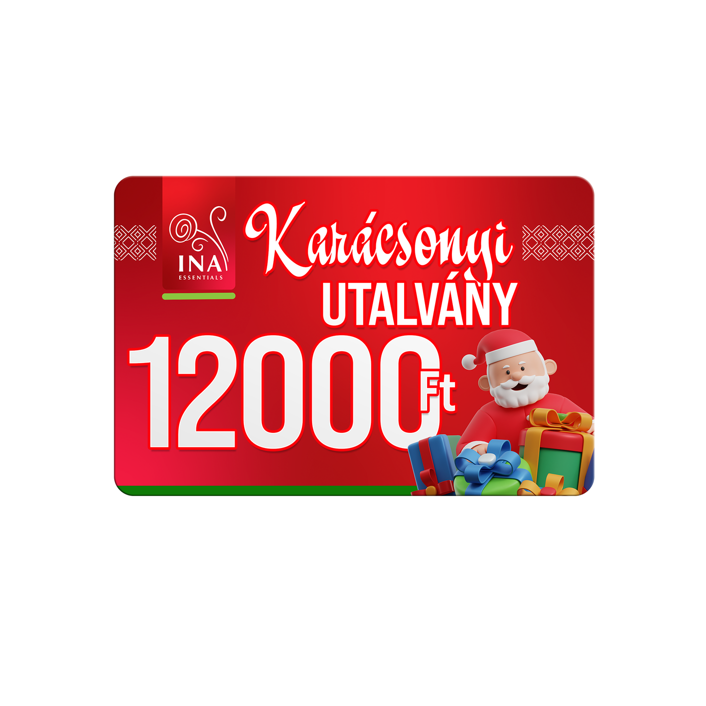 Vásároljon 12000 HUF értékű Karácsonyi utalványt 10000 HUF áron - Digitális utalvány