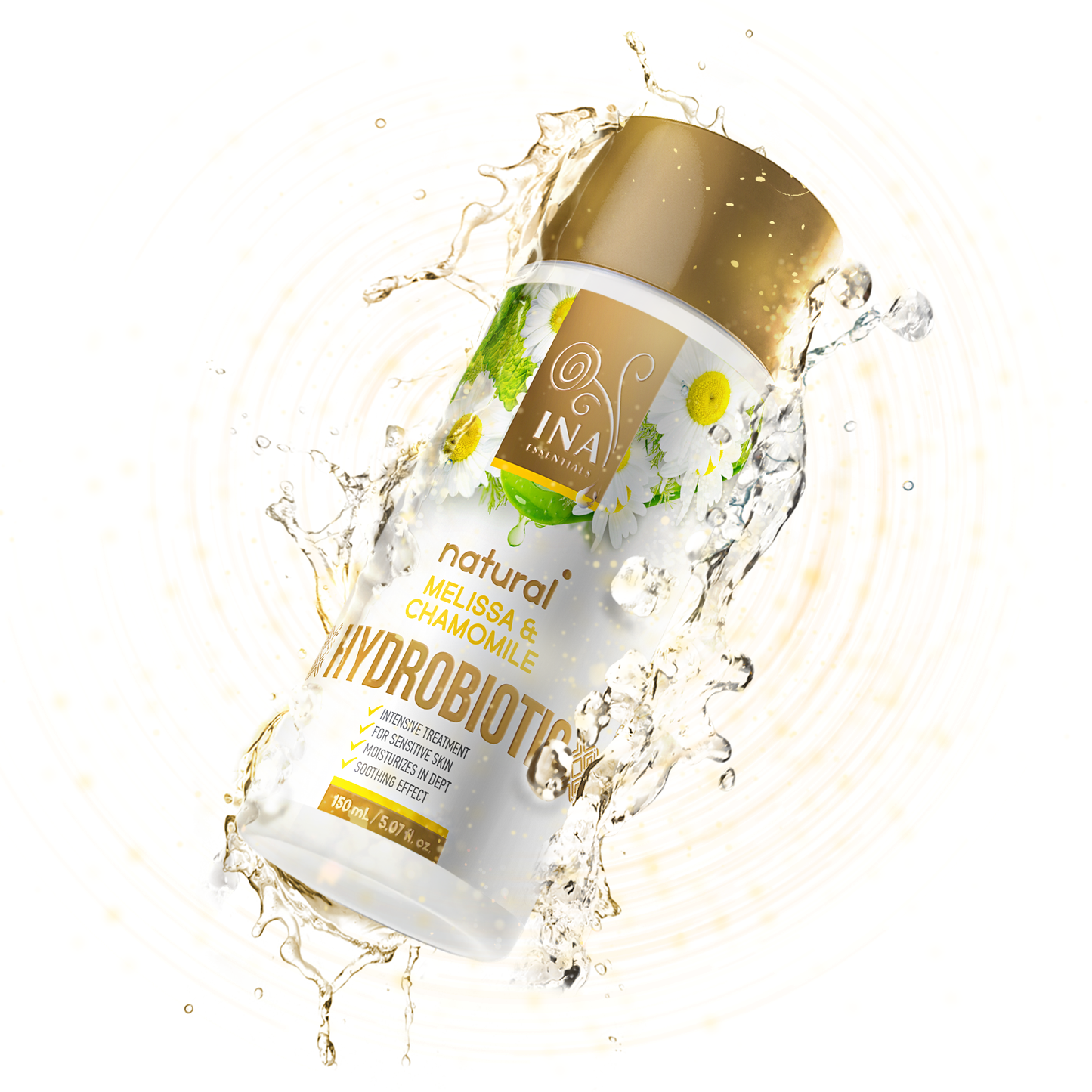 Hydrobiotic - Kamilla, Citromfű & Aloe Vera - intenzív ápolás ÉRZÉKENY bőrre