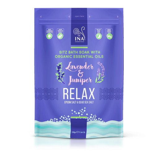 Relax - Fürdősók Levendulával és Borókával a Relaxációért és a Stresszoldáshoz