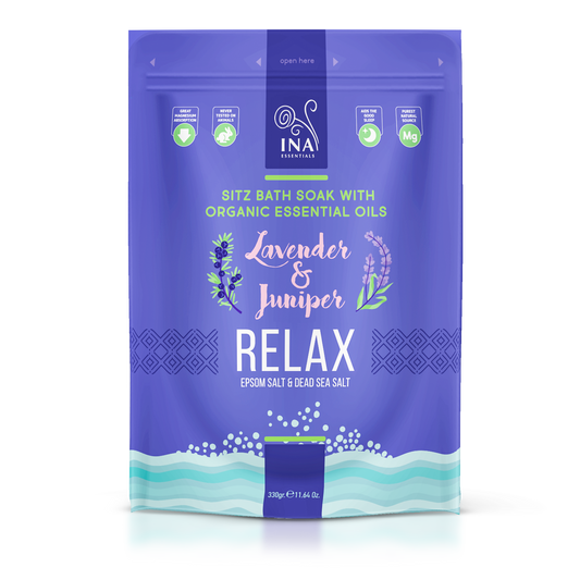 Relax - Fürdősók Levendulával és Borókával a Relaxációért és a Stresszoldáshoz