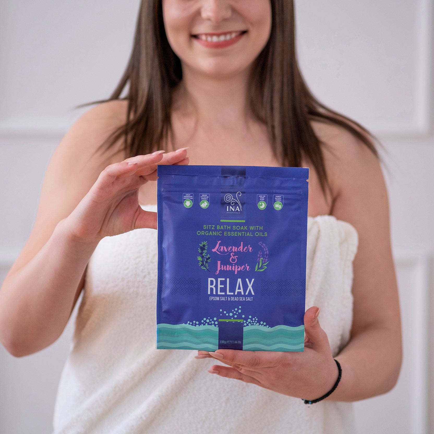 Relax - Fürdősók Levendulával és Borókával a Relaxációért és a Stresszoldáshoz