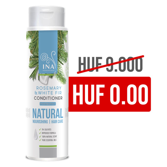 + Ajándék Természetes Hajbalzsam - intenzív tápláló ápolás minden hajtípusra