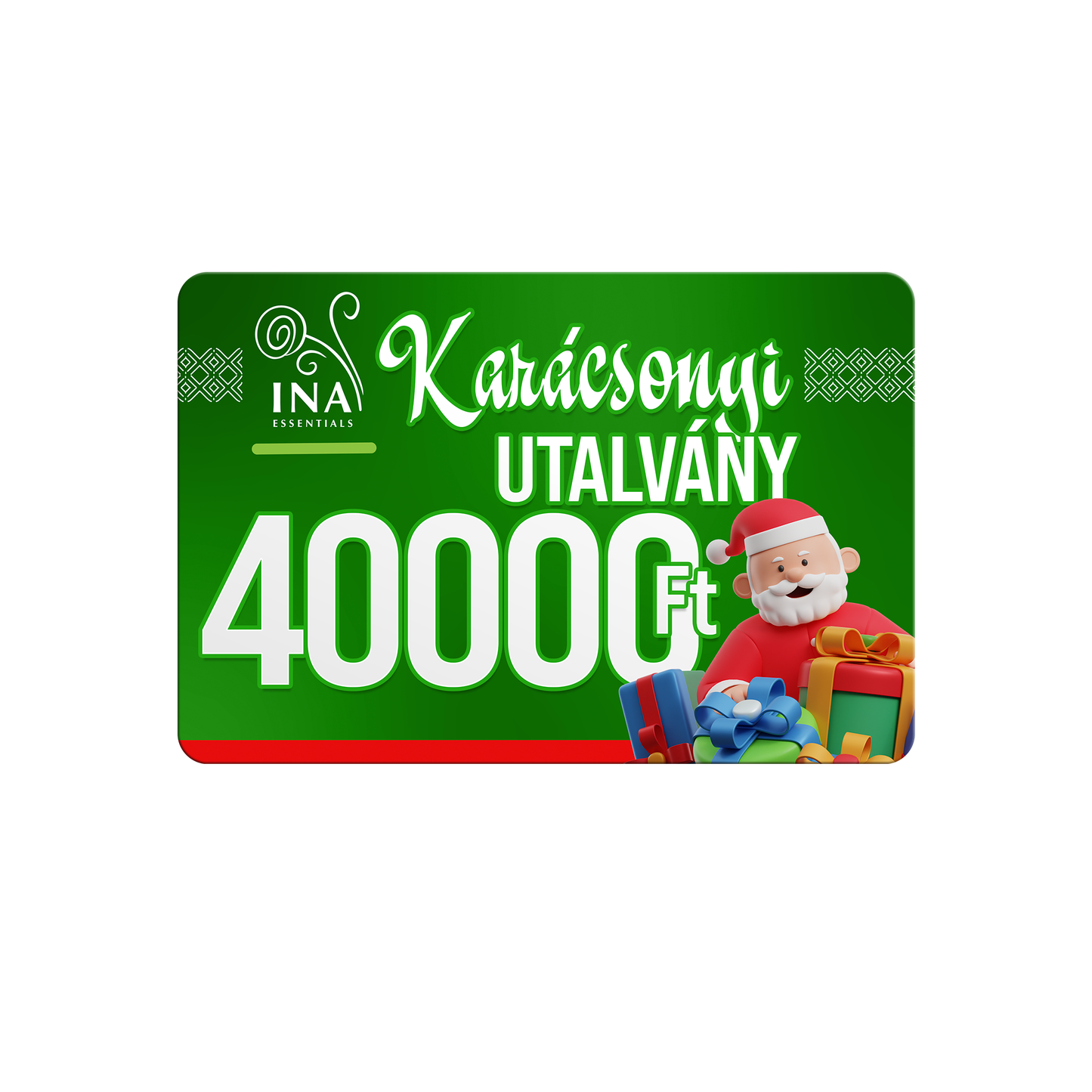 Vásároljon 40000 HUF értékű Karácsonyi utalványt 29000 HUF áron - Digitális utalvány