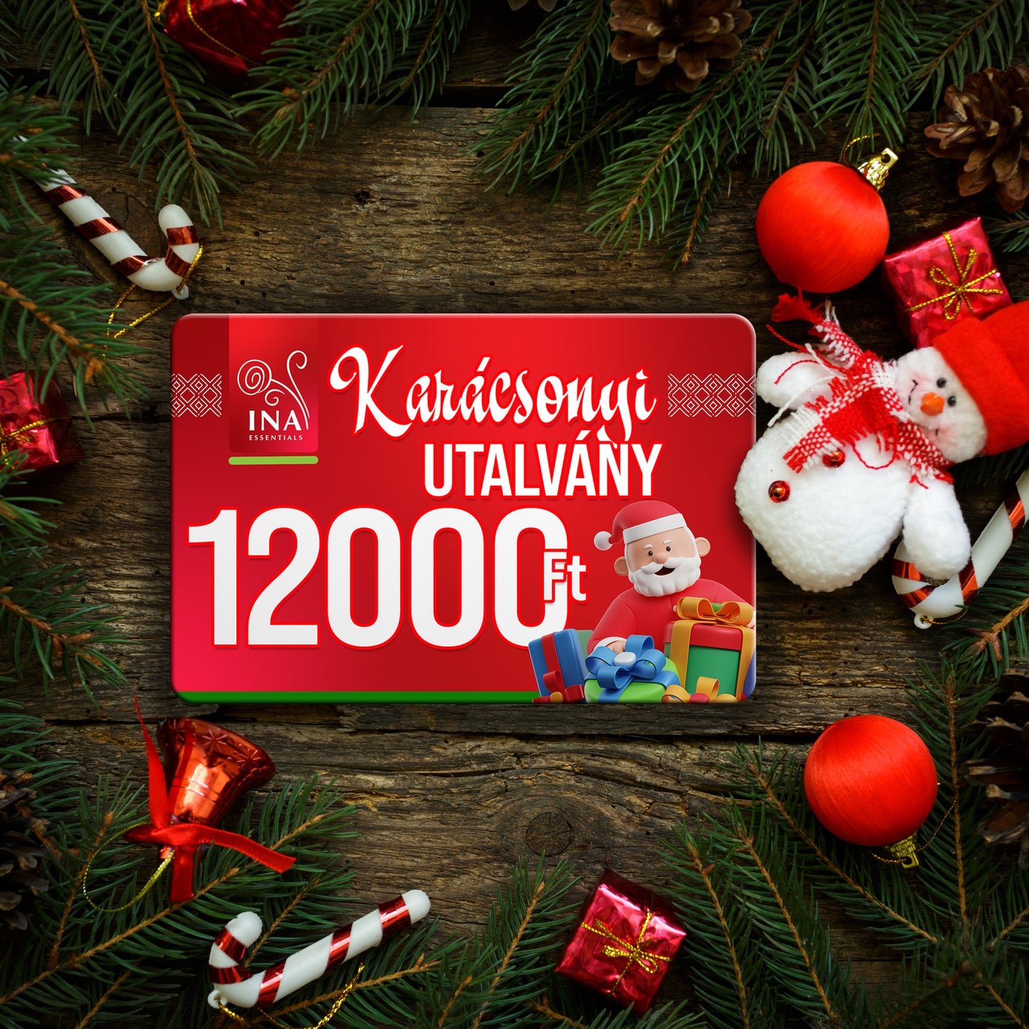 Vásároljon 12000 HUF értékű Karácsonyi utalványt 10000 HUF áron - Digitális utalvány