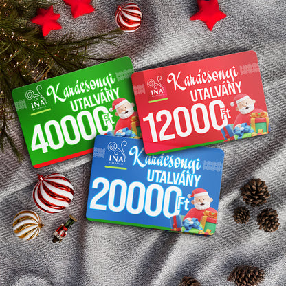 Vásároljon 12000 HUF értékű Karácsonyi utalványt 10000 HUF áron - Digitális utalvány