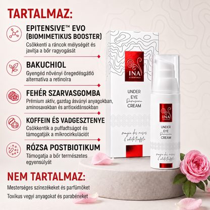 Prémium öregedésgátló szemkörnyékápoló krém rózsával - Vásároljon 2-t, Kapjon 1-et Ingyen