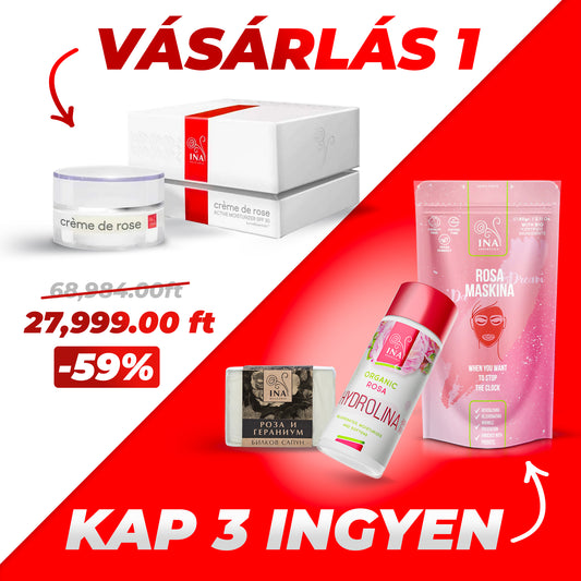 Vásároljon 1 Creme de Rose-t, és 3 terméket kap ingyen