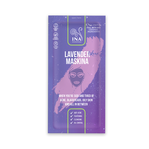 + Ajándék Arcmaszk - Levendula Maskina - intenzív ápolás Zsíros, problémás bőrre (minta)
