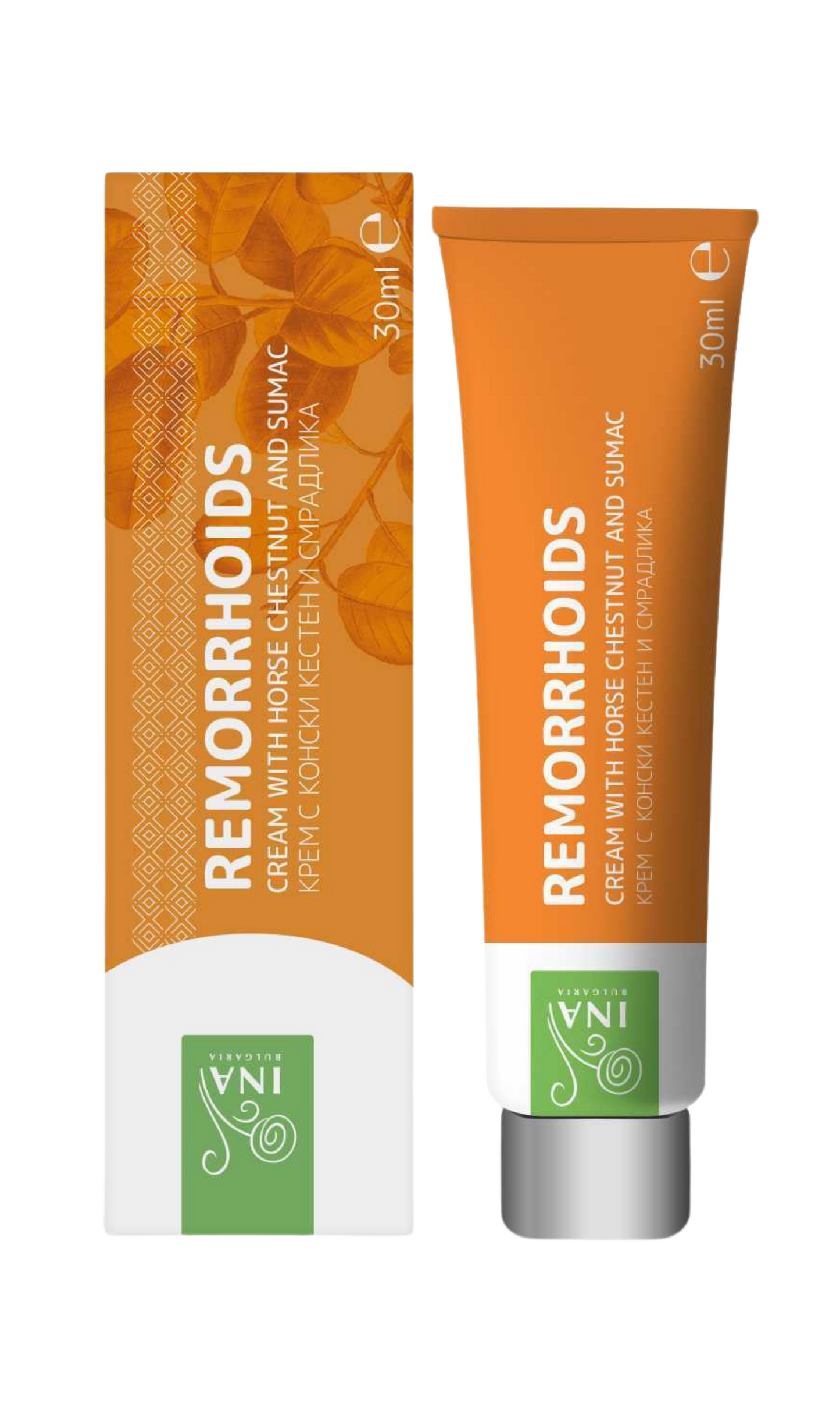 Remorrhoids - Visszér és Aranyér elleni krém - Cserszömörcével és Vadgesztenyével erősen dúsított